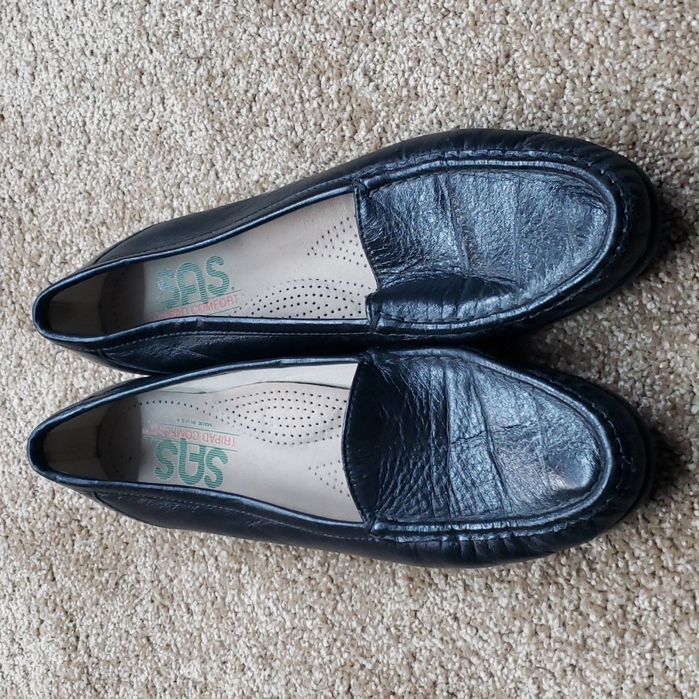 Women’s Black SAS Tripad Comfort Loafers 9.5 9 1/2 s